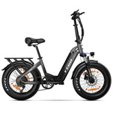TTGO F6 Electric Bike – 250W Motor  36V25AH Battery  20 Inch Tires  Oil Brakes – Black Gray